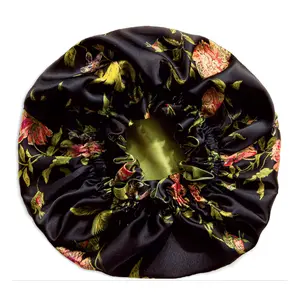 Wild Rose Pure Mulberry Silk Bonnet – Reversible & Durable
