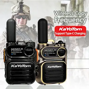 KaYoTom Premium Pro Walkie Talkie w/Flashlight, Ultra Long-Range for Seamless Nationwide & Global PTT, Rugged & Reliable Rapid Radios