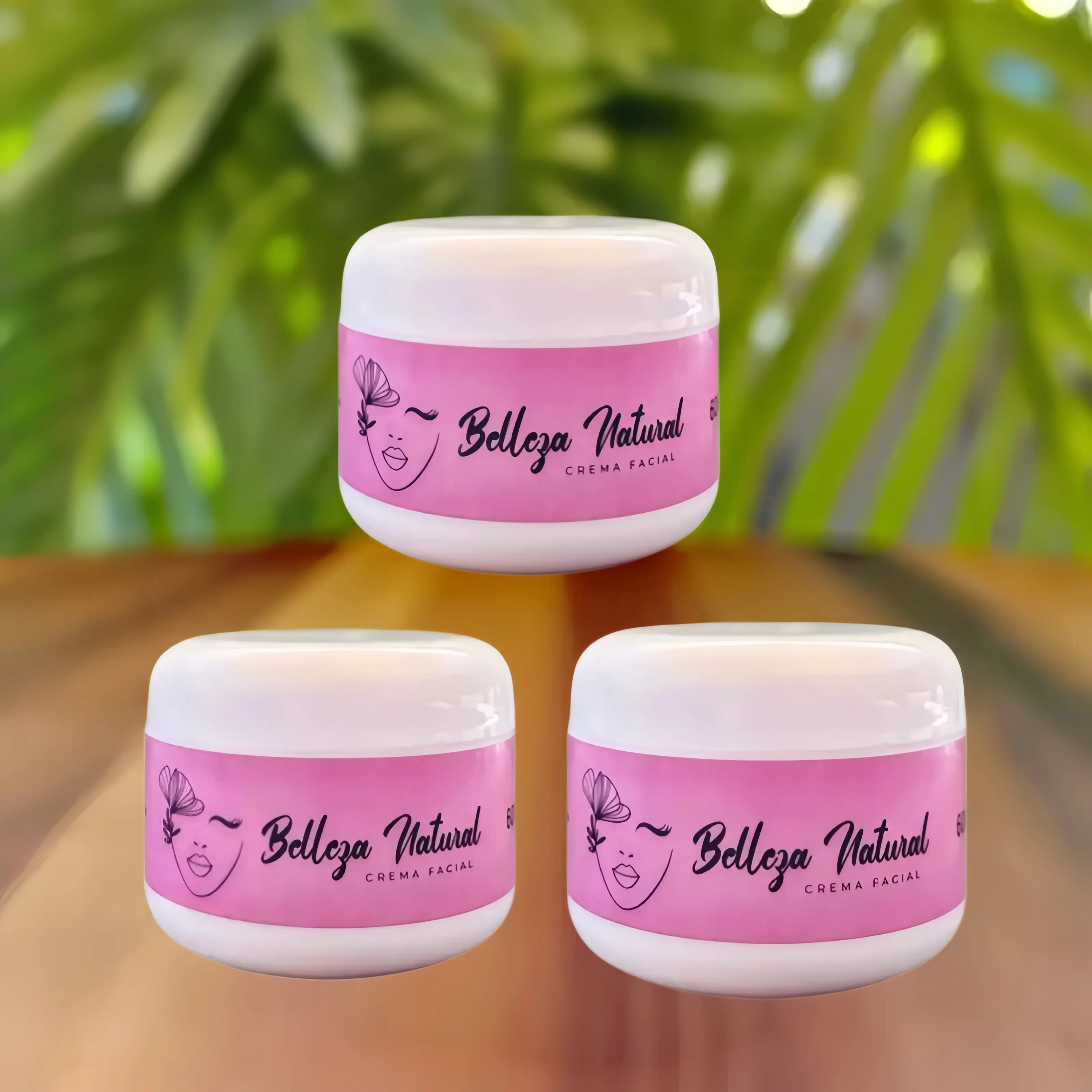 Belleza Natural Crema hidratante aclaradora 3PCS