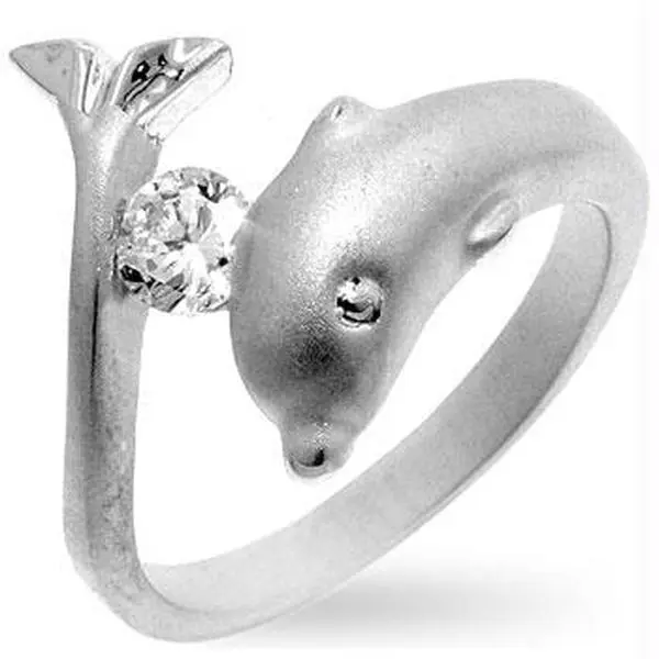 Tension Set Dolphin Ring- Size : 06