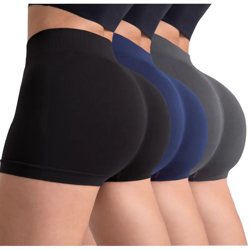 Women's Seamless High-Waisted Butt Lifter Workout Shorts, Gym Workout Shorts, Athleisure Shorts, Activewear Shorts, Scrunch Butt Yoga Shorts, Stretchy Breathable Fabric, Perfect for All Activities