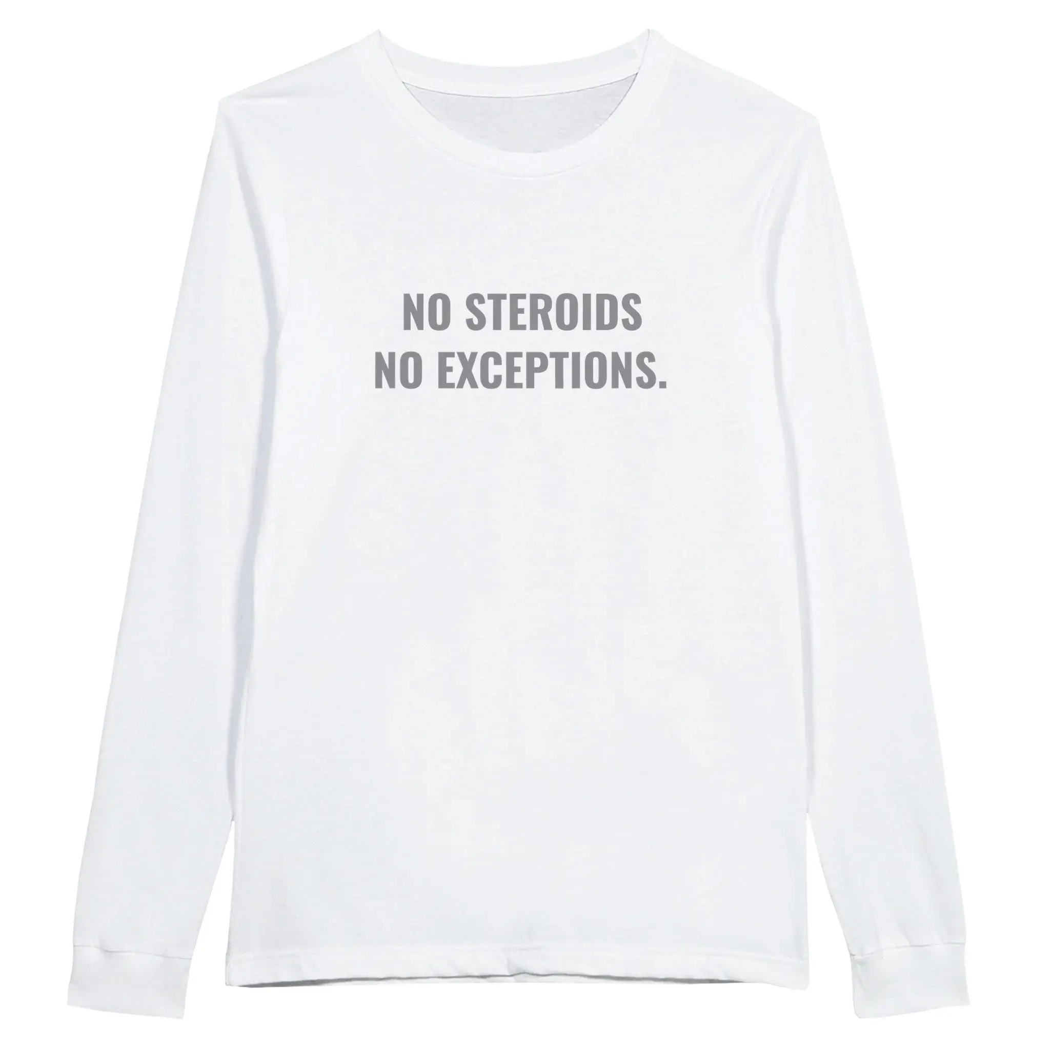 no *creams*. no exceptions. - Adult Unisex Longsleeve T-shirt