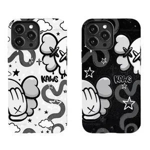 Aesthetic K-Kaws Rugged Phone Case — Cool & Stylish iPhone Protective Case, Compatible with iPhone 11–17 Pro Max/Plus Series and Samsung Galaxy S23– Series; Fits All iPhone Models.