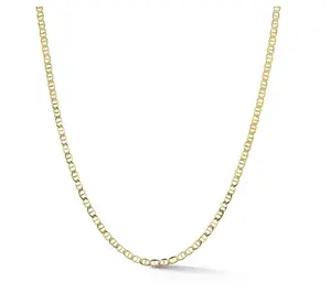 Italian Silver 16" Mariner Chain Necklace, Sterling