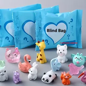 50 Pieces Cute Mini Animal Surprise Blind Bags - Fun Party Favors for New Year, Easter, Valentine's Day, etc! Perfect for Gifts, Home Decor, and Holiday Celebrations (Various Colors and Styles), Gift Bags