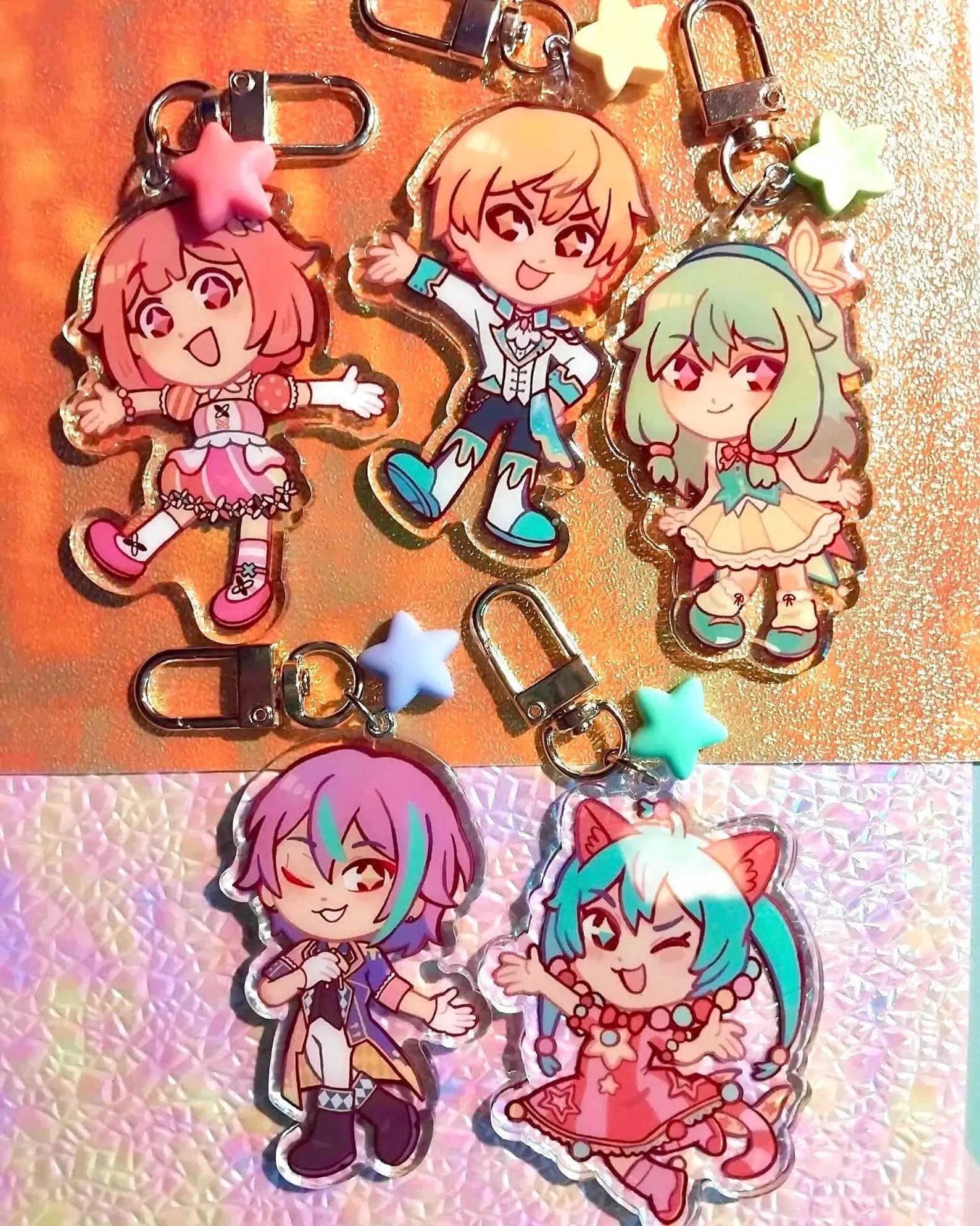WxS Double sided Keychain