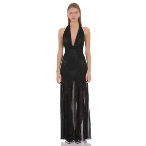 Lucy In The Sky Gianna Rhinestone Maxi Dress