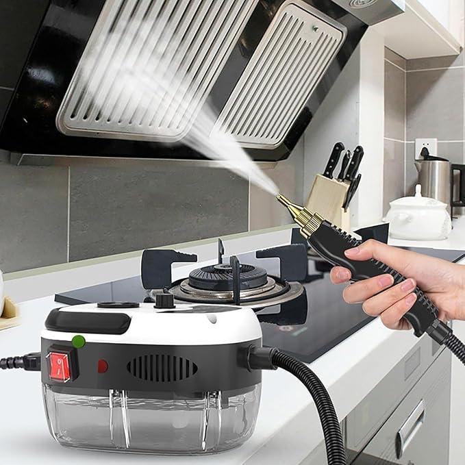 Portable Multifunctional Handheld Steam Cleaner, 1 Set High Temperature Pressurized Steam Cleaner, Extended with Brush Head, Steam Machine for Cleaning, Kitchen Furniture Bathroom Car Cleaning Supplies, Kitchen Gadgets, Dormitory Essentials