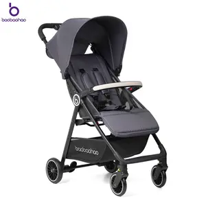 BAOBAOHAO A2-Baby Pushcart Sit or Recline, Lightweight and Foldable, Portable Umbrella Stroller, Suitable for Newborns, High-view Stroller, One-touch Folding, Four-wheel Suspension, Breathable Mesh Fabric for Summer, Airline-approved pram, Strollers For B