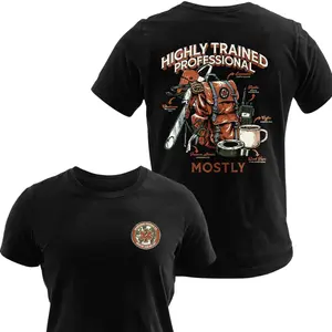 Highly Trained Professional Rescue Tee - Funny Retro Infographic Shirt | Premium Cotton EMS Search and Rescue Apparel - Humorous First Responder Gift