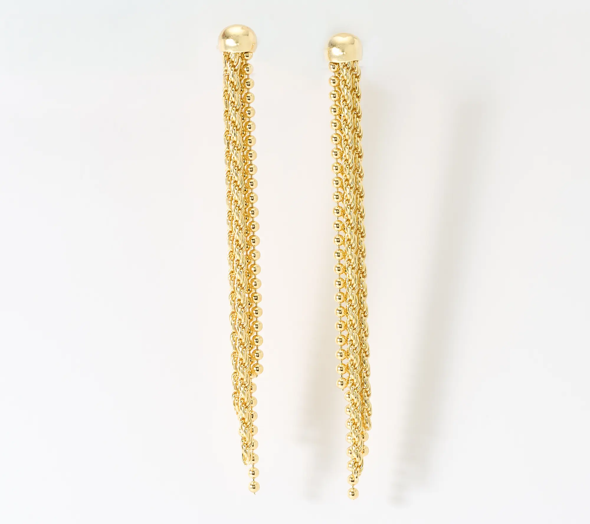 Ultrafine 950 Silver Beaded Dangle Earrings