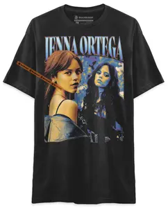 BLACK RABBIT Jenna Ortega Retro Vintage Bootleg Unisex Classic T-Shirt