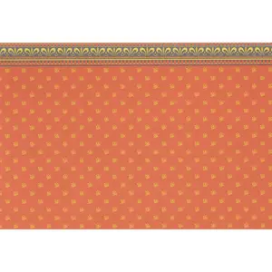 Dollhouse Brodnax Wallpaper "Jubilee" Red/Orange Gold Blue 1:12 Scale