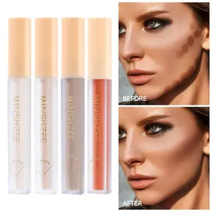 Mingxi Liquid Contour Stick for Nose Shadow and Highlights, Face Brightening Highlighter for Defining Features, Easy to Use Face Contouring Tool, Highlighting Stick
