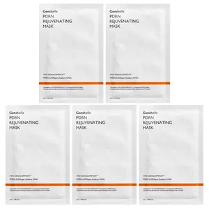 Genabelle PDRN Rejuvenating Beauty Mask, 5 Sheets, 0.84 fl oz (25 ml) Each
