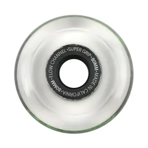 Labeda Roller Hockey Wheels - Slime 80mm 76A Black (Single)