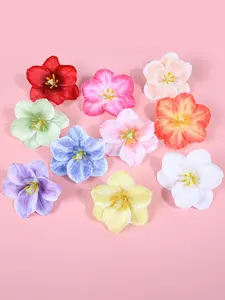 Ombre Flower Design Hair Clips, Hibiscus Flower Hair Clip, Cute Colorful Hair Accessories for Women & Girls, Minimalist Headwear Suitable for Thick Hair, Hair Pin Set