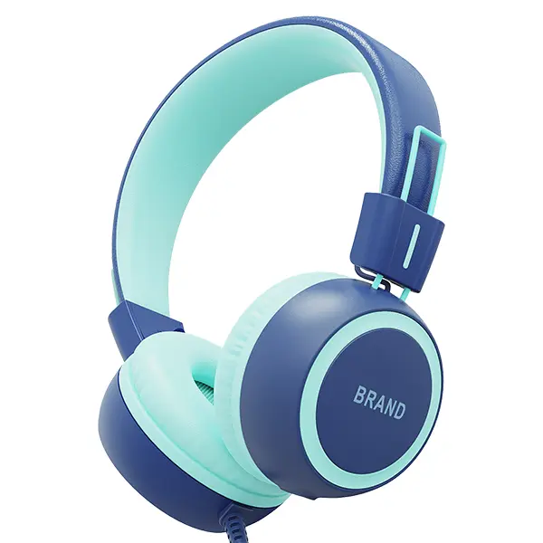summerwins Bluetooth Electronic Over-Ear Headphones - Kids’ Gaming-Style, Screenless, Tangle-Free Foldable Earbuds, Easy to Carry for School/Home Use, Compatible with Smartphones/Computers, Children's Day Gift