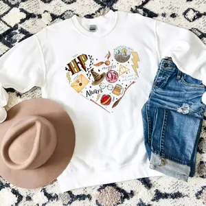 Wizard Harry Sweater, Wizard Heart Sweater, Wizard Potter Shirt Sweater, Universal Theme Park Visit Sweater Shirt