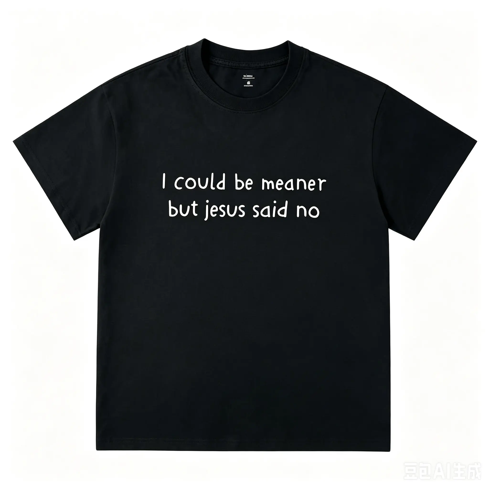 Funny Sarcastic Christian Shirt, I Could Be Meaner But Jesus Said No Shirt, Funny Church Tee,  Shirt