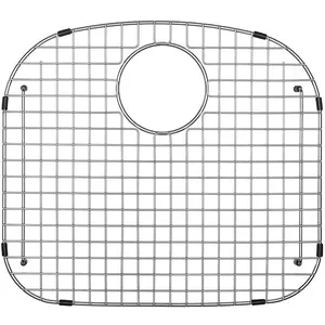18.82-in x 16.81-in Rear Drain Heavy-Duty  Stainless Steel  Sink Protector NDG1817R
