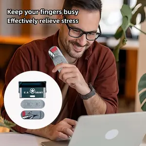 Sensory Pain Stim Fidget Toys for Adults & Teens, Anxiety and Stress Relief Items, Stress Relief Gadgets, 3D Printed Tactile Toy, Designed for Fun and Relaxation Stress Relief, fidget slider, sensory toys