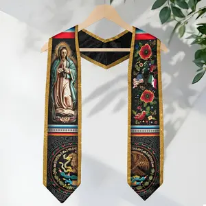 Mexico Graduation Stole 2026 – Mexican Graduation Sash, Class of 2026 V Shape National Country Flag Sash