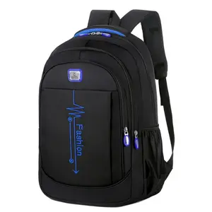Unisex Large Capacity Travel Backpack, Durable Nylon Laptop Bag with Multiple Pockets, Business and Casual Style, All Seasons Use, Backpack for School