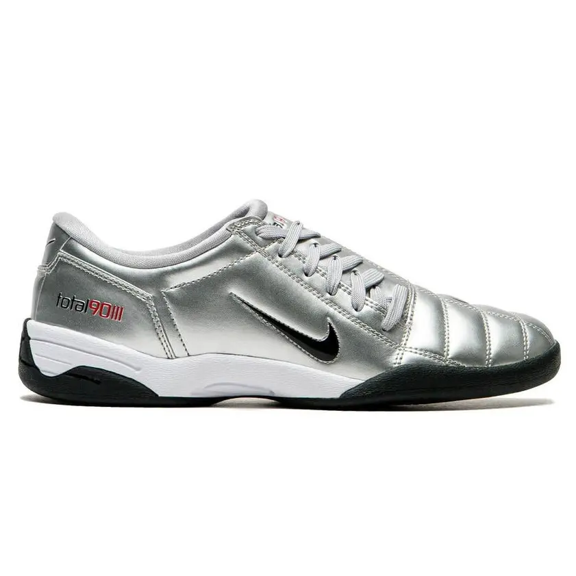 Nike Total 90 3 Metallic Silver Black IM7595-001 Women's Fashion Sneaker New