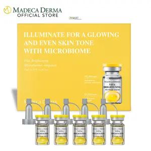 [Madeca Derma] 5 pcs of Vita Brightening Microbiome Ampoules - 125,000ppm vitamin C, Brightening & Evening skin tone, Korean pharmaceutical skincare