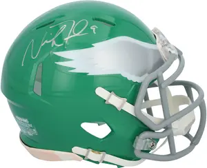 Nick Foles Philadelphia Eagles Autographed Riddell Kelly Green Alternate Speed Mini Helmet - Fanatics Authentic Certified