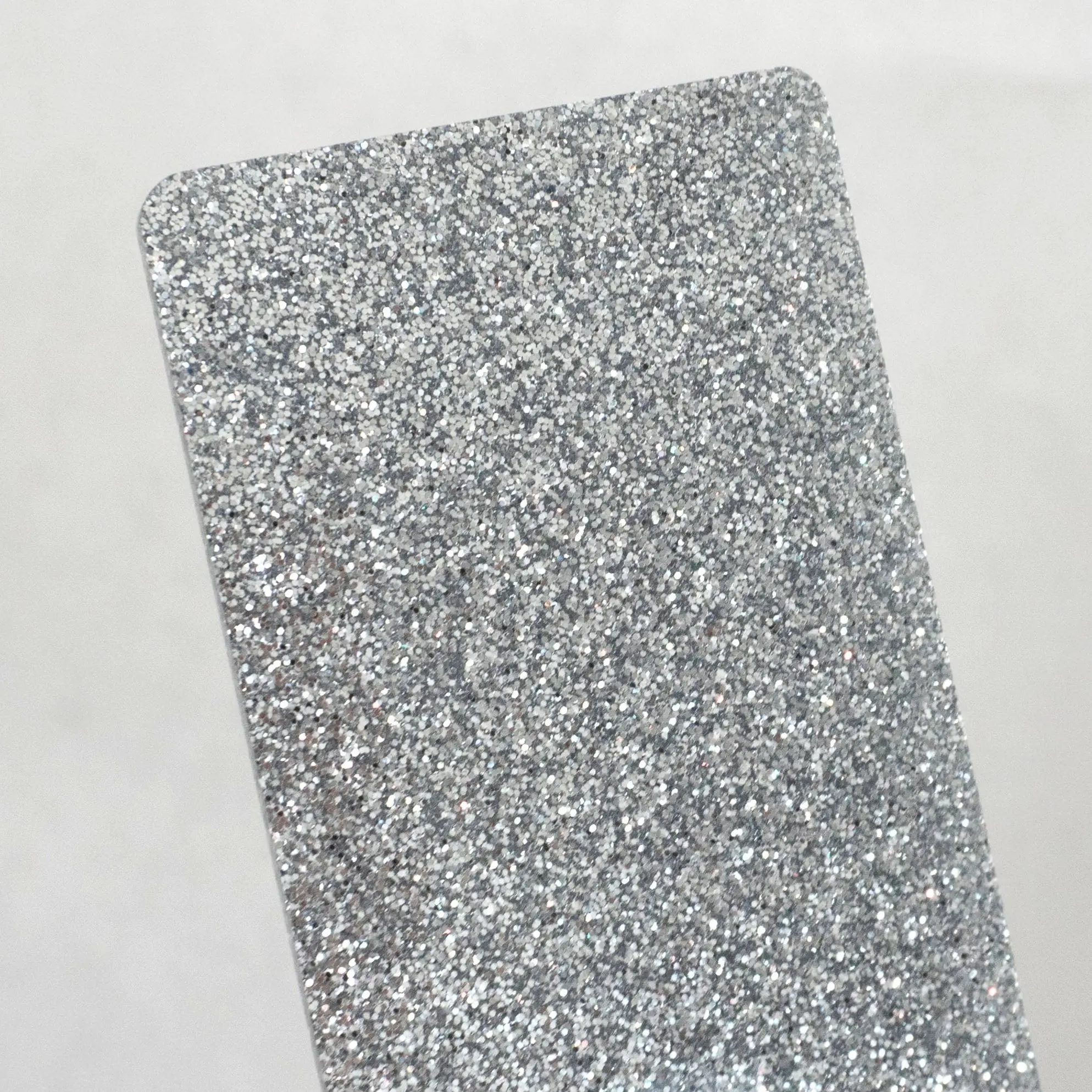 1/8" Silver Glitter Cast Acrylic Sheets