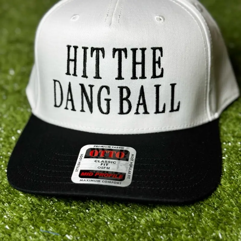 Hit The Dang Ball Baseball Embroidered hat Hit The Dang Ball Baseball Embroidered hat