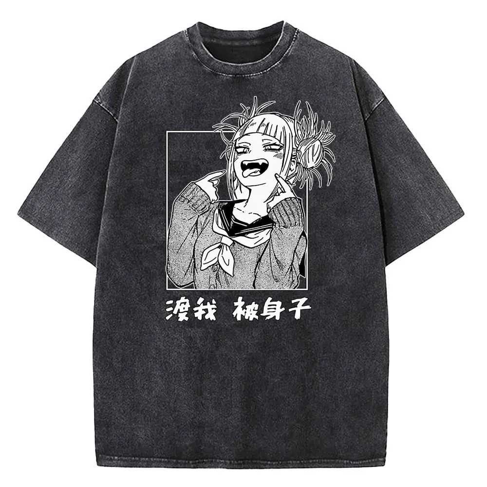 valentine shirts My Hero Academia Himiko toga Washed