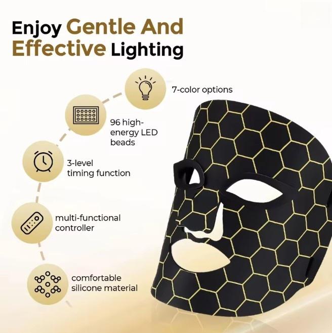 Red Light Therapy for Face Red Light Mask Infrared LED Mask Light 660nm & 850nm Near Infrared Light Therapy Mother's Day Gifts for Her