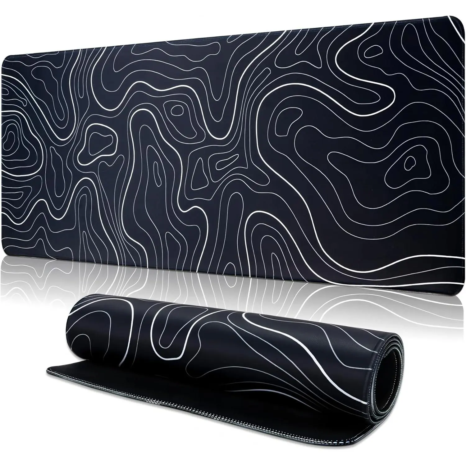 Black Topographic