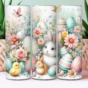 Easter bunny | 20oz sublimation transfer print out (TRANSFER ONLY, NOT A FINISHED TUMBLER)