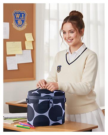 LOVEVOOK Insulated Lunch Box for Women Men, Reusable Lunch Bag for Work Picnic Beach College School, Leakproof Cooler Bag with Shoulder Strap & Ice Pack, Lunch Box/Bag for Mom Teacher Kids Girl Boy