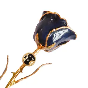 24K Gold Forever Rose - Zodiac with Pendant