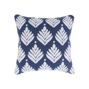 Vintage Blossom Leaves Pillow