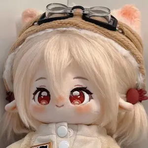 Stuffed 20cm Anime Genshin Impact Klee Cat Ear Cotton Doll Toys Affordable Cute Dopamine Japanese-style Sweet Cos Loli Gifts