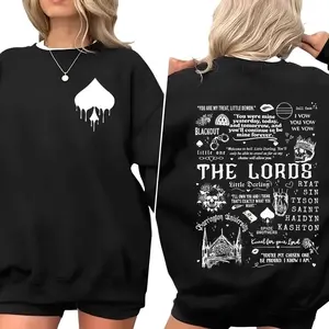The LORDS Book Quotes T-Shirt/Sweatshirt/Hoodie, Barrington University Shirt, Dark Romance Hoodie, Booktok Crewneck, Valentine Gift, Gifts for Bookish 1