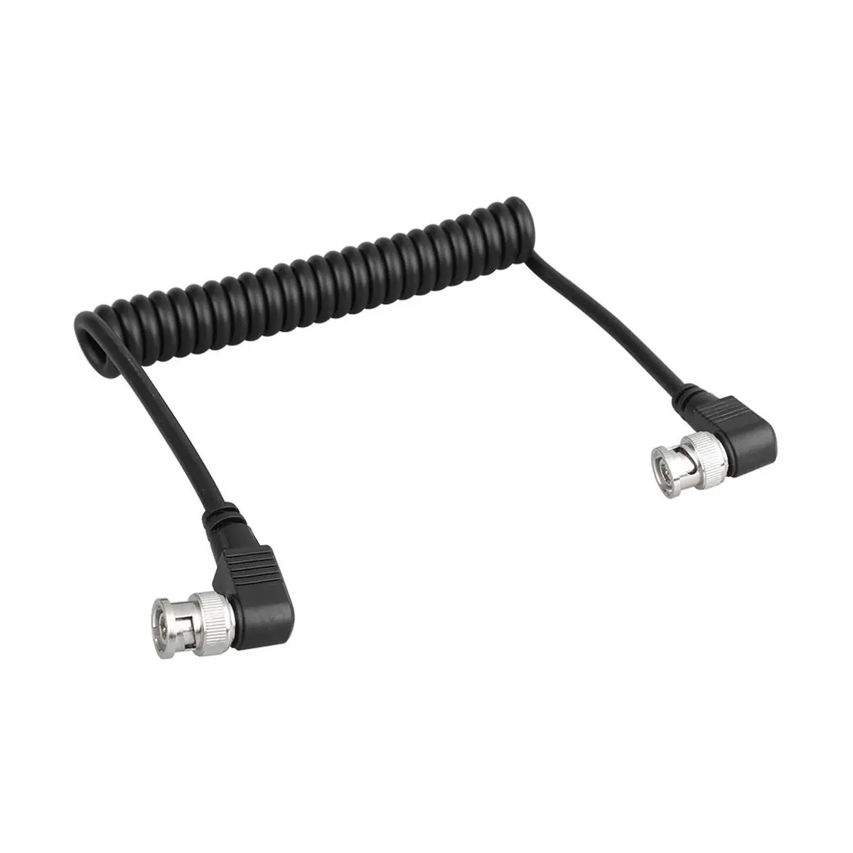 CAMVATE 70cm BNC to BNC Converter SDI Coaxial Coiled Cable for Video Camera CCTV System