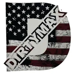 Dirtymax D Duramax American Flag Full Color Vinyl Decal Sticker Turbo Diesel Truck 6.6 3.0 American Flag Stars