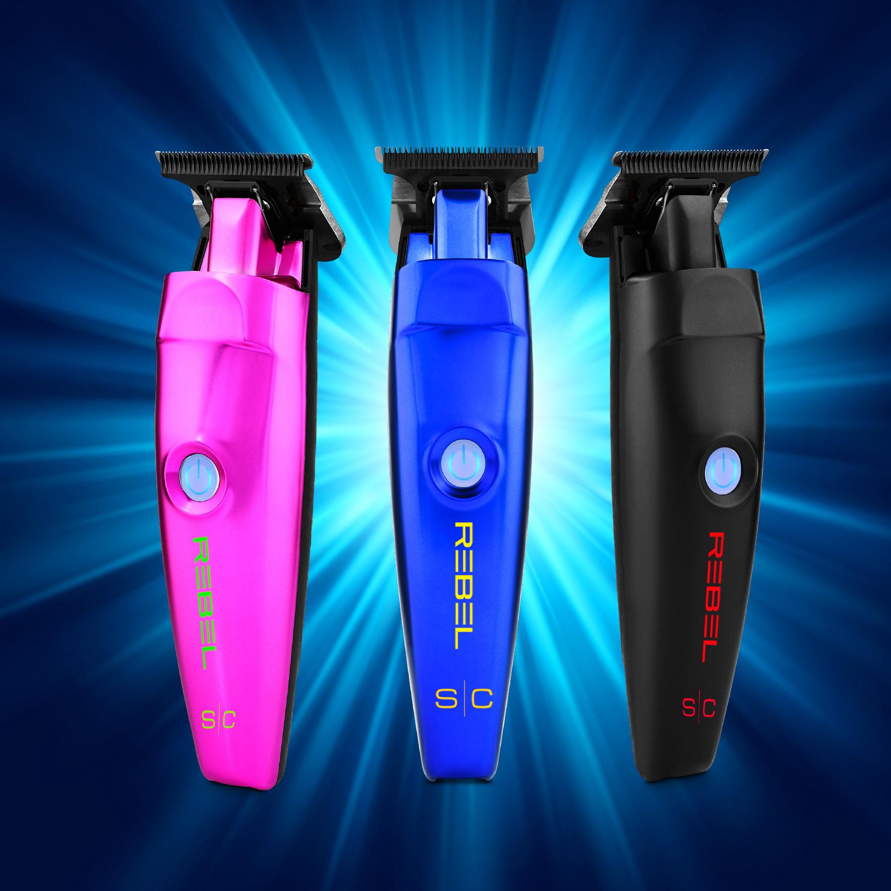 StyleCraft Rebel Professional Modular Super-Torque Motor Cordless Hair Trimmer Steel Adjustable Carbon Lightweight