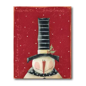 Courtside Market White Christmas 16x20 Canvas