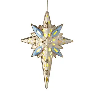 Lenox  First Blessing Nativity Lighted Star Ornament