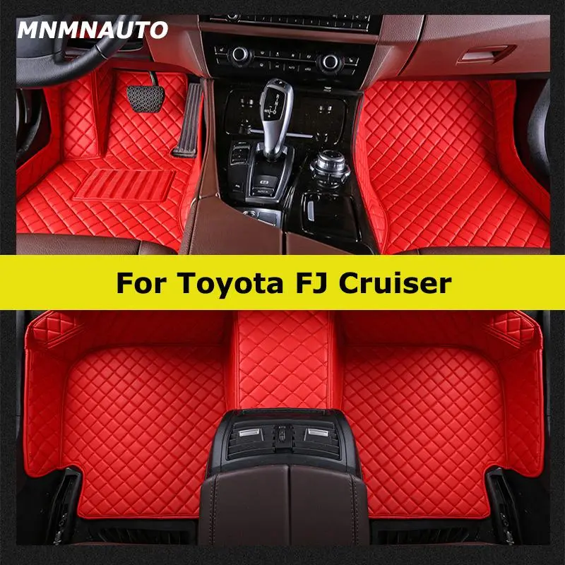 2026 New MNMNAUTO Custom Car Floor Mats For Toyota FJ Cruiser Auto Carpets Foot Coche Accessorie