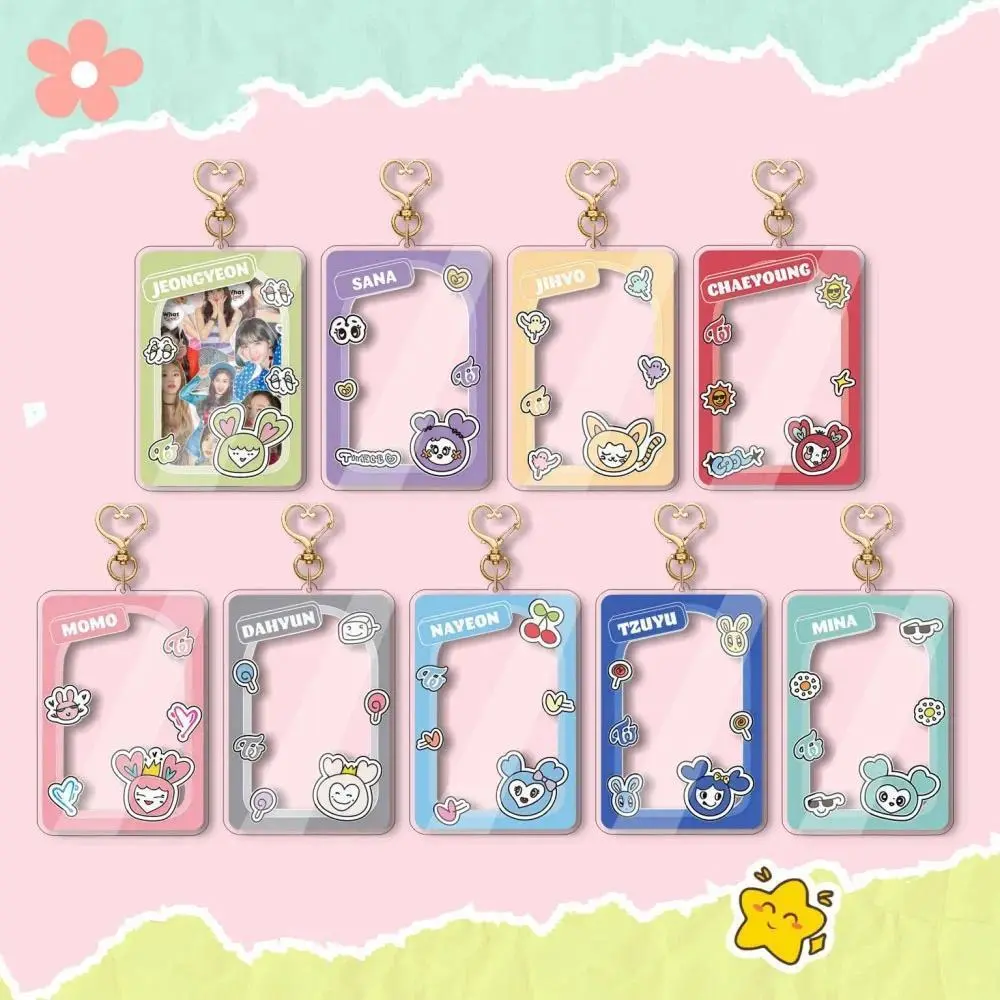 KPOP Idol two 2025 Album Merch Keychain for Women Men Kawaii Fashion Acrylic Key Ring Holder Gifts Car Bag Charm Accessories