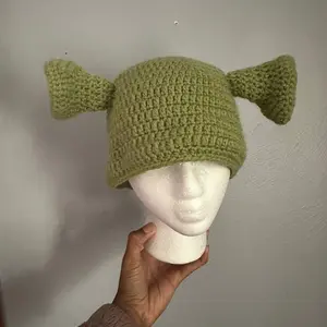 Shrek Cosplay Crochet Hat
